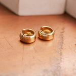 Load image into Gallery viewer, Gaia Hoops (Wide Round Huggies)
