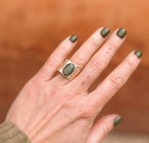 Bronze Labradorite Ring