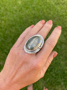 Pyrite Statement Ring