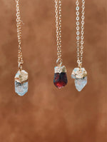 Load image into Gallery viewer, Gemstone Nugget Necklace
